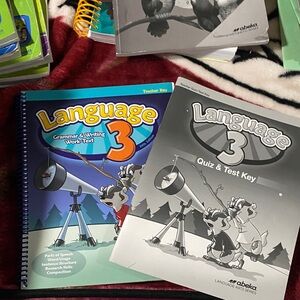 Abeka Language 3 Work-Test and Quiz & Test Key Set